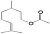 Citronellyl Acetate Structural Formula
