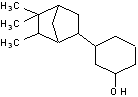 ISO Bornyl Cyclo Hexanol (IPM) Structural Formula