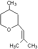 Rose Oxide 70:30 Structural Formula